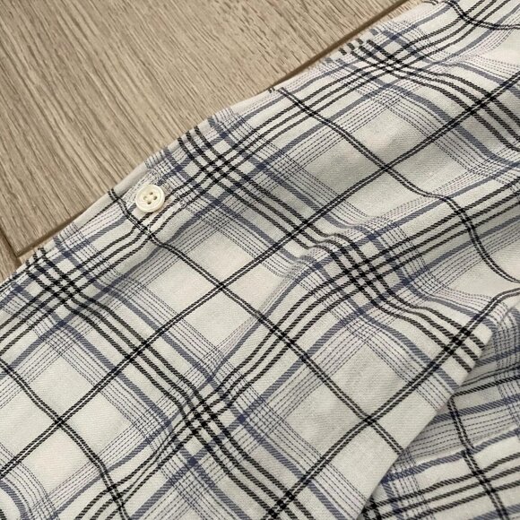 Soft Joie Button-Up Shirt Women's Medium Gray Collared Long Sleeve Front Pockets - Picture 6 of 8